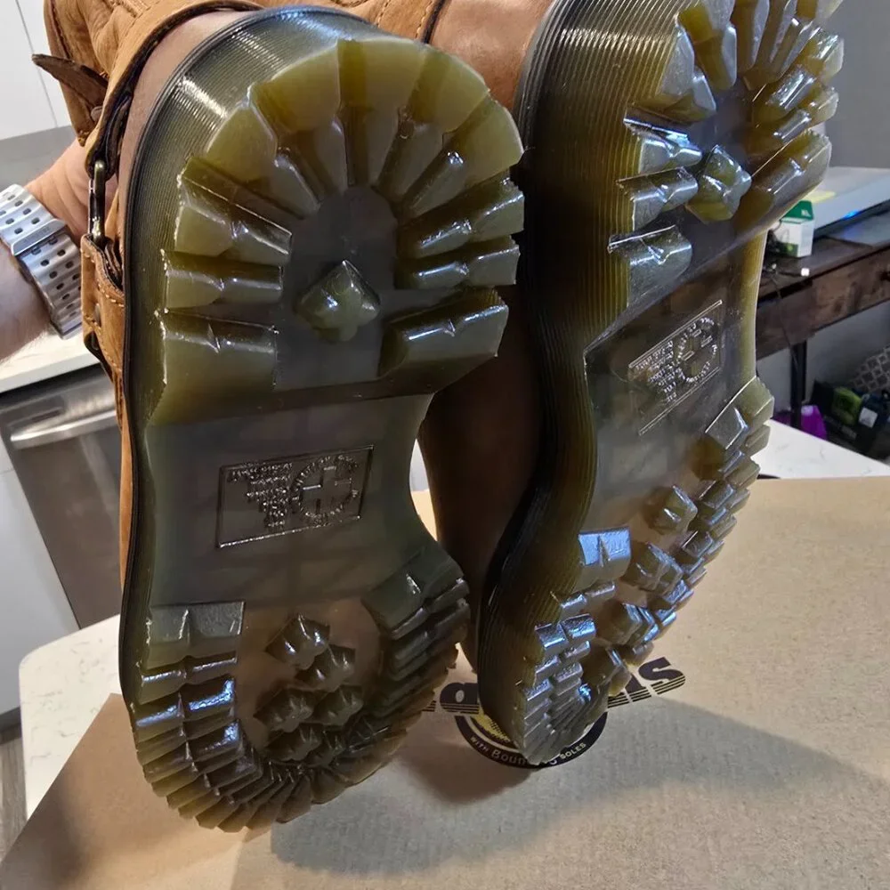 Dr Martens Women’s Aniston Hi Boots Desert Brown 4164420 Nubuck Size 8 NEW - Picture 9 of 16